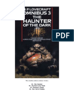 HP Lovecraft Omnibus 3 - The Haunter in The Dark