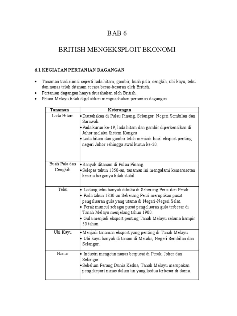 Nota Bab 6 Pdf