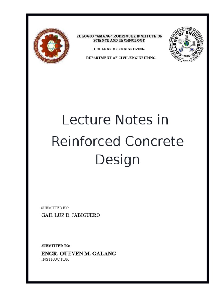 Reinforced Concrete Design Notes | PDF | Art