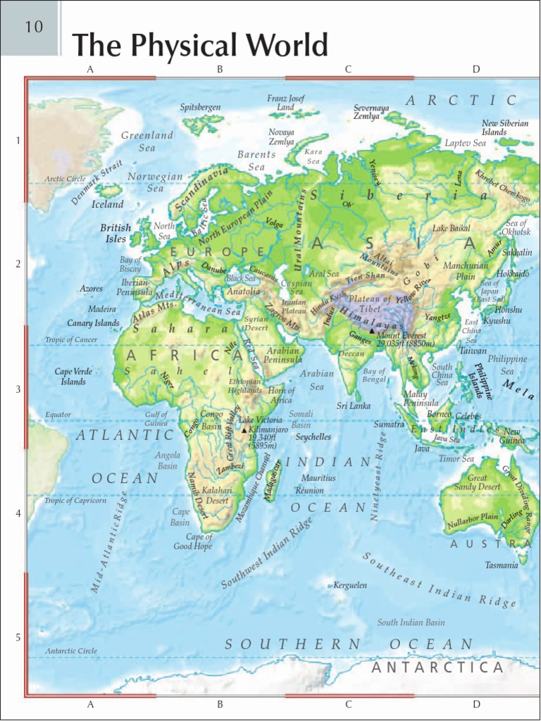 Global Geographic Features Overview | PDF