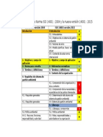 Correspondencia Entre La Norma ISO 14001