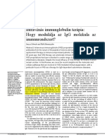 Intravénás Immunglobulin Terápia: Hogy Modulálja Az Igg Molekula Az Immunrendszert?