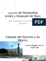 Álbum de Fotografías Tepic Antes y Despues