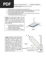 Long Exam 1: E.S. 13 - Mechanics of Deformable Bodies