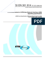 ETSI EN 301 814: ETSI Endorsement of ATM Inter-Network Interface (AINI) Signalling Specification