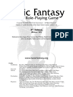 Basic Fantasy 3rd Edition (2014) - Core Rules