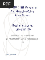 C++ SFP and GPON Evolution