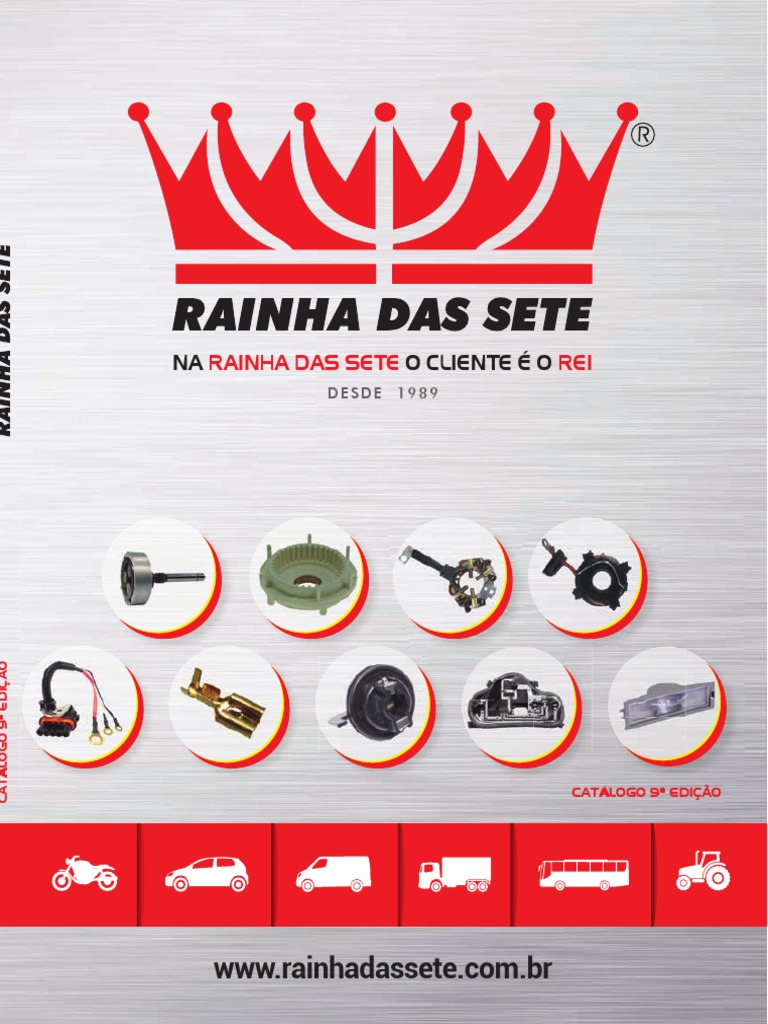 Catalogo Rainha Das Sete PDF | PDF | Veículos de tração frontal
