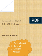 Pertemuan 2 Sistem Kristal