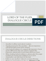 Lord of The Flies Dialogue Circle 5-7