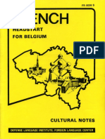 French Headstart for Belgium Culture Notes