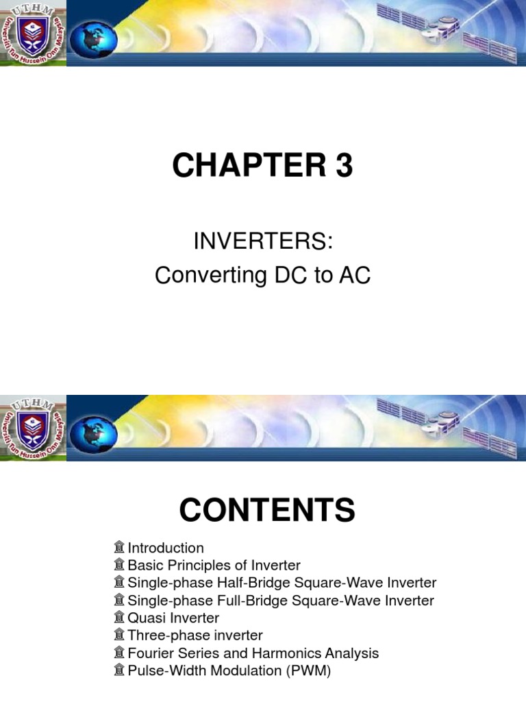 Single-Phase Inverter Overview and Analysis | PDF | Power Inverter ...