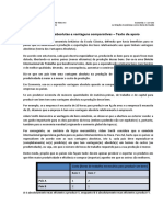 Vantagens Absolutas e Vantagens Comparativas - Texto de Apoio