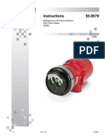 Instructions 95-8578: Multispectrum IR Flame Detector With Pulse Output X3302