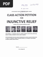 Classaction Petition: Injunctive Relief