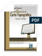 Manual para La Edición Digital de La Carta Topográfica Escala 1 A 20 000 PDF