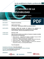 Programa Sesión Formativa CERMI Madrid-Ayto. Madrid EMPLEO