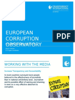 European Corruption Observatory: Collaborate and Visualise