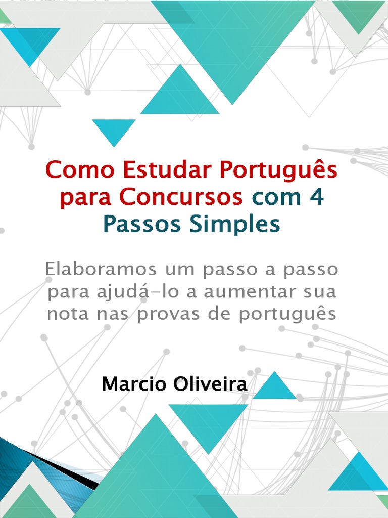 Como Estudar Português para Concursos | PDF | Português (idioma) | A ...