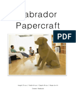 Labrador Papercraft