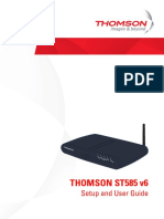 Thomson St585 V6: Setup and User Guide