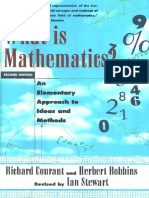 What Is Mathematics An Elementary Approach To Ideas and Methods PDF