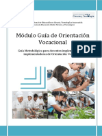 Mdulo Guia Orientacion Vocacional PDF