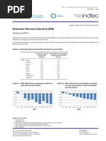 Indec, caída de la industria septiembre 2016