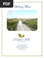 Wedding Menu Packages PDF