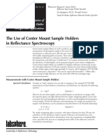 The Use of Center Mount Sample Holders