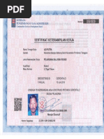 SKT Pelaksana Bangunan Gedung