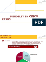 Mendeley en Cinco Pasos