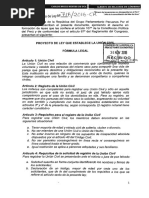 Proyecto de Ley que establece la Unión Civil