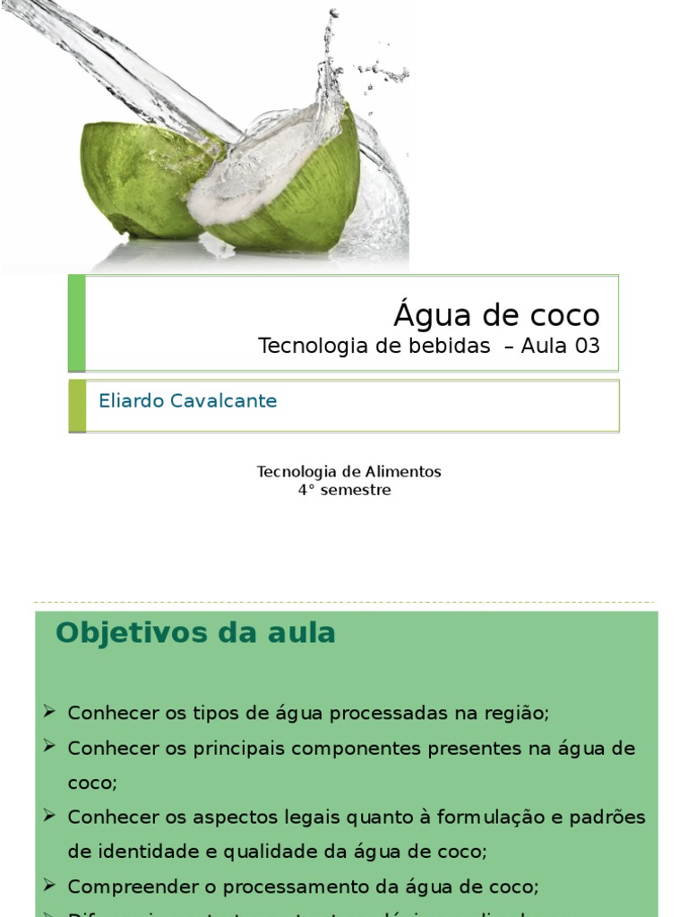 03 - Água de Coco | PDF | Mineração | Água