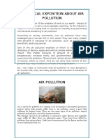 Analytical Exposition About Air Pollution