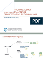Konsep Struktur Agency Dan Analisis Jaringan Dalam Tata Kelola