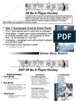 2007-08 NHL Be A Player Powerpoint