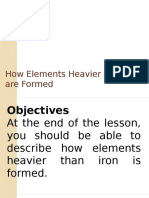 How Elements Heavier Than Iron Are Formed PPT For Grade 11 (SHS Physical Science)