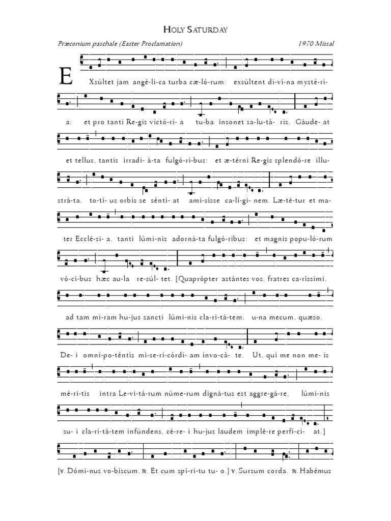 Praeconium Paschale Pdf