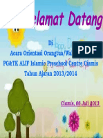 Selamat Datang Orientasi