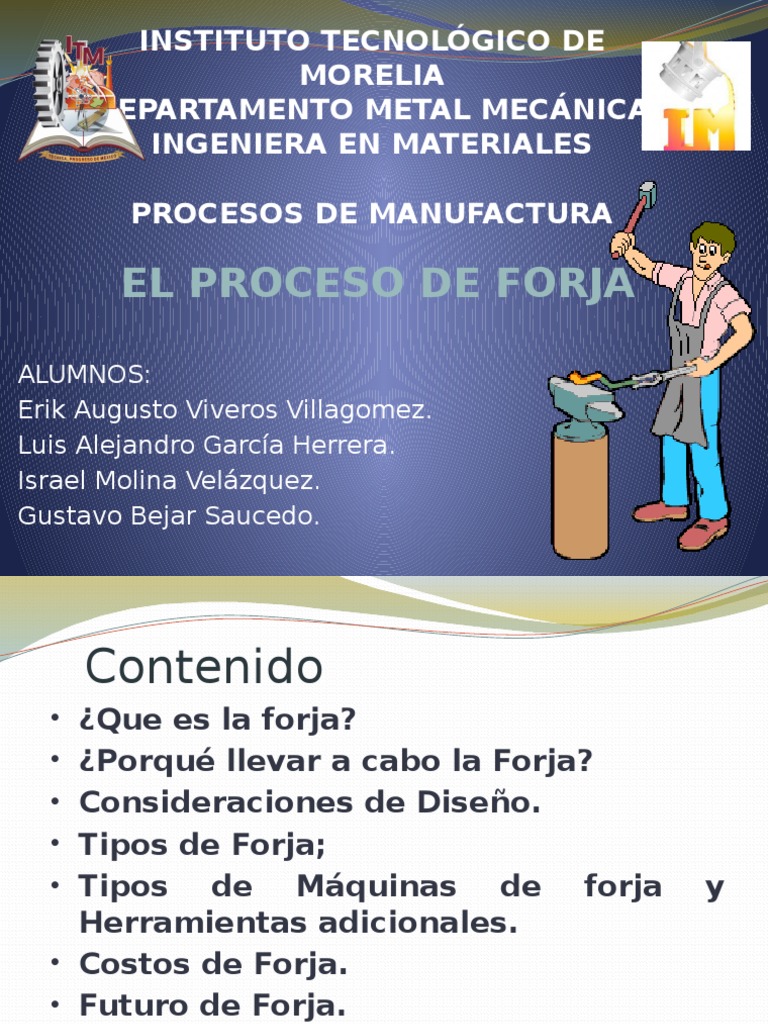 El Proceso de Forja | PDF | Forjar | Rieles