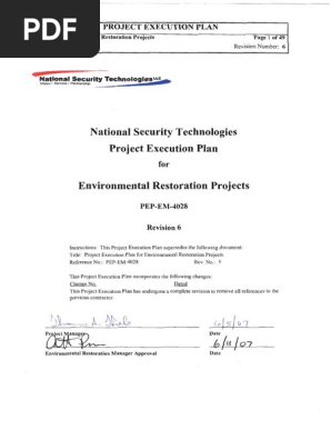 Project Execution Plan