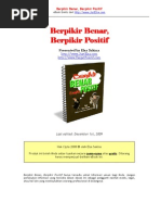 Download Berpikir Benar Berpikir Positif by elsa88 SN33286207 doc pdf