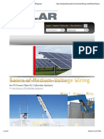 Basics of MV Wiring for PV Power Plant Collection Systems