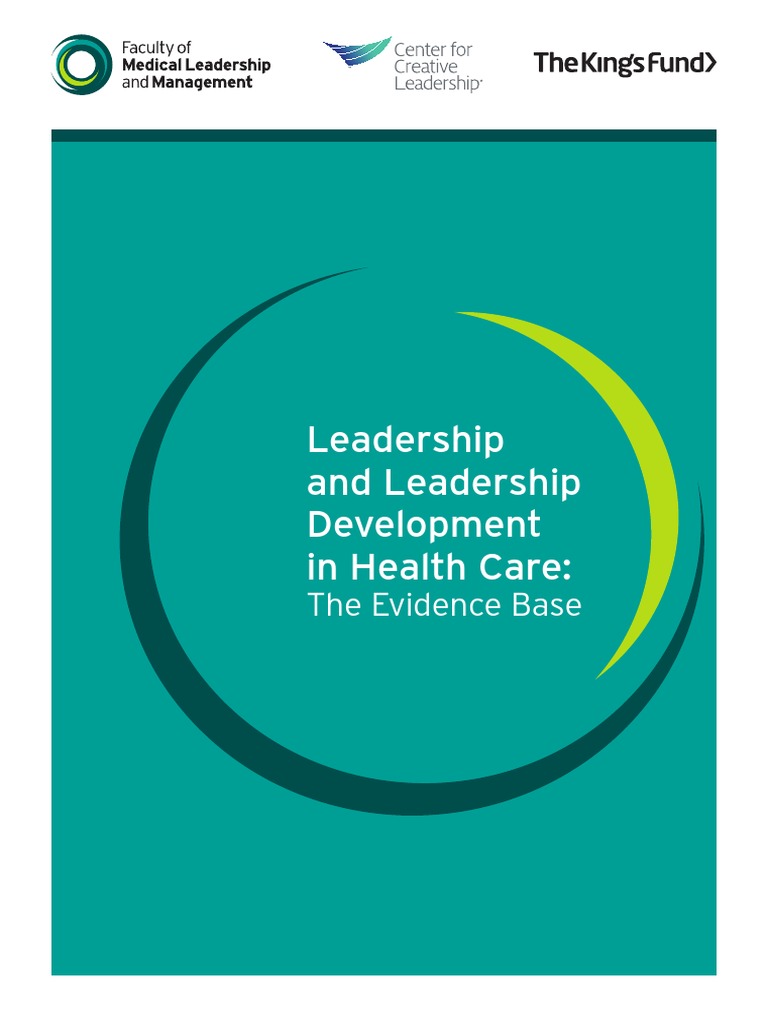 Leadership Development in Health Care PDF | PDF | Leadership | Evidence ...