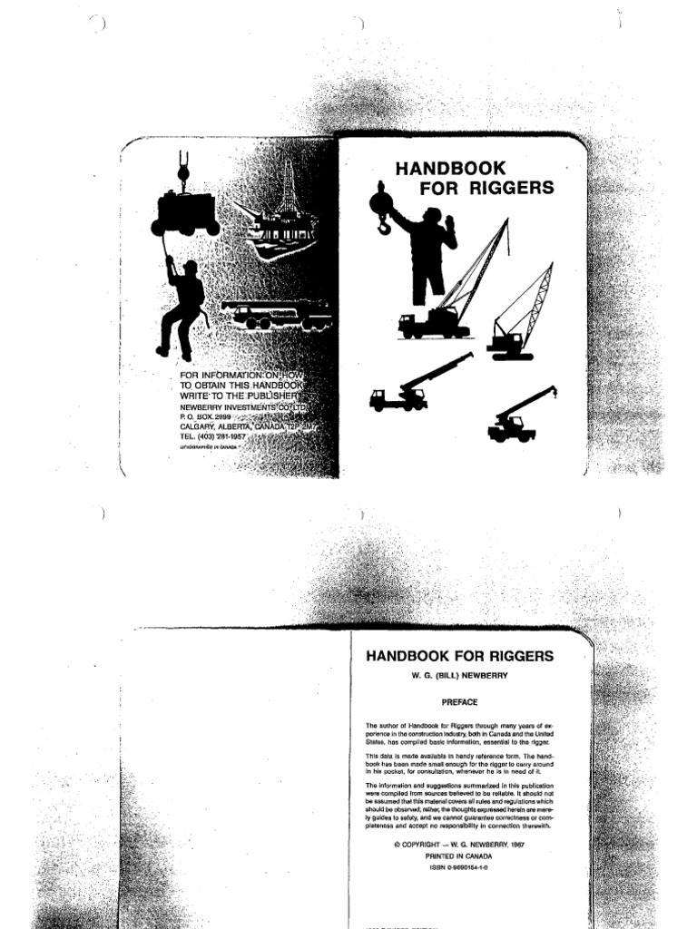Handbook For Riggers