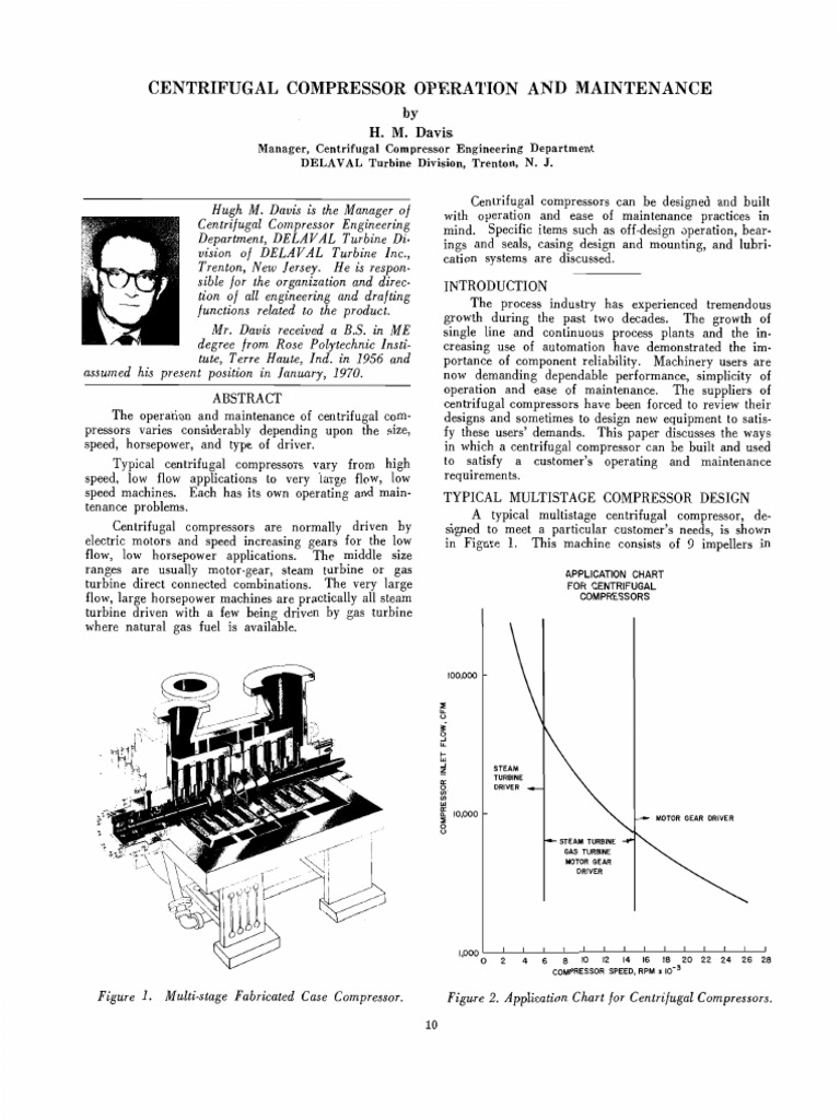 Centrifugal Compressor Operation and Maintenance T1pg10-25 PDF | PDF ...