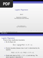 Logistic Regression: Jia Li