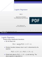 Logistic Regression: Jia Li