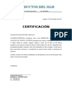 Certificación Comercial 3
